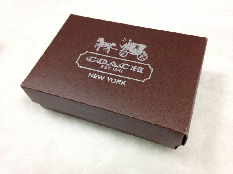 (TD SHOP) Coach 名牌 禮盒 紙盒 精品 名品禮盒 禮物盒 收納盒 正品 真品 咖啡 W16*H12*D5