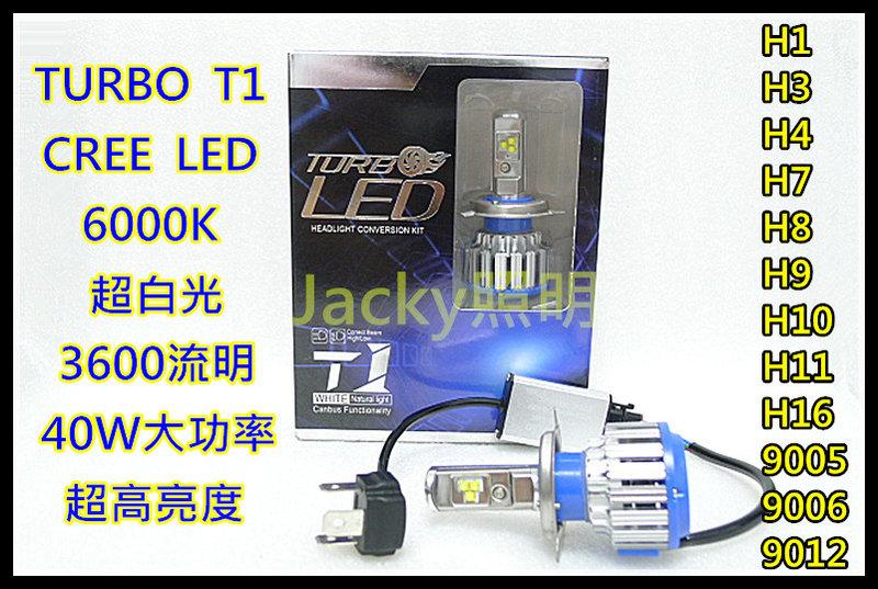Jacky照明-CREE LED大燈H1 H3 H4 H7 H11 H16 9005 9006 9012 3600LM