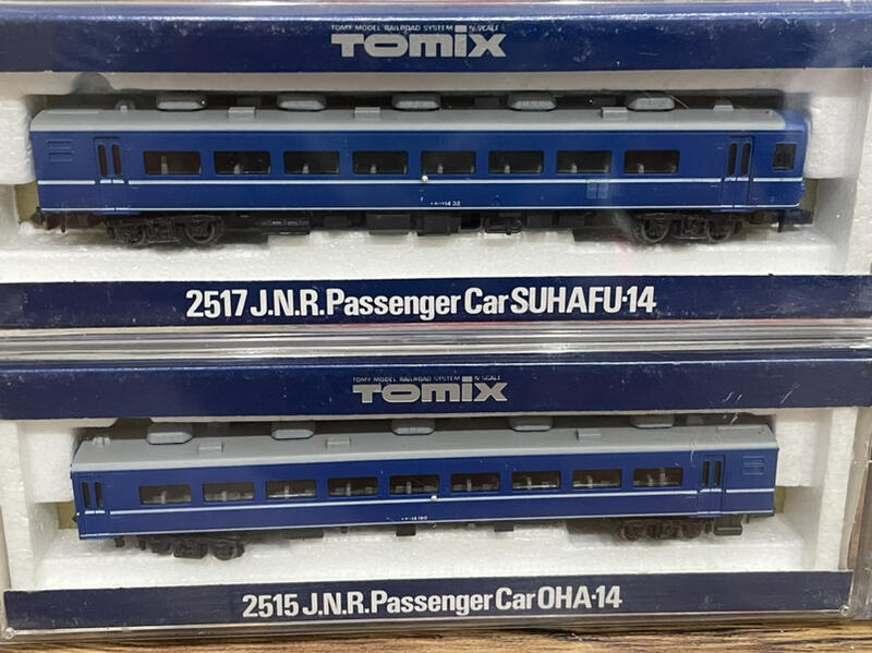 TOMIX 2517 2516 2515 国鉄客車スハフ14形オハフ15形オハ14形藍