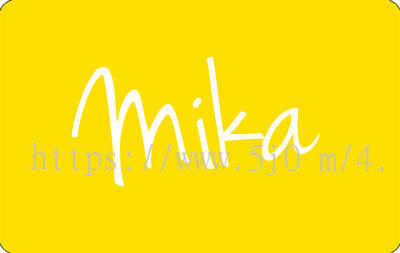 米卡 Mika 卡貼 貼紙 / 卡貼訂製