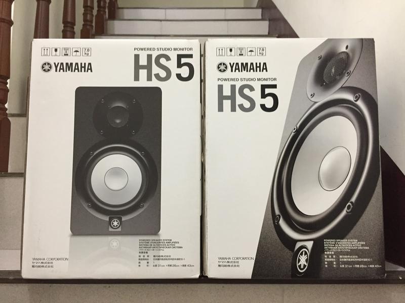 【羅蘭樂器】YAMAHA HS 5 主動式監聽喇叭(公司貨，全新品)