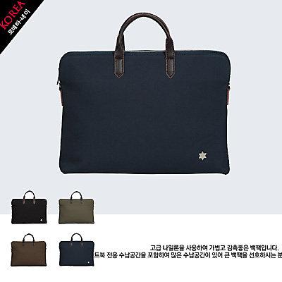 SINGLE單眼皮女孩【K1076-1758】韓國品牌代購 休閒素雅實用附背帶手提公事包 