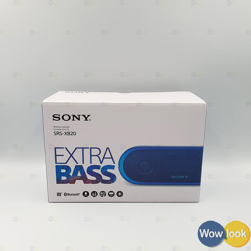 【Wowlook】全新 Sony SRS-XB20 超低音攜帶式防水喇叭