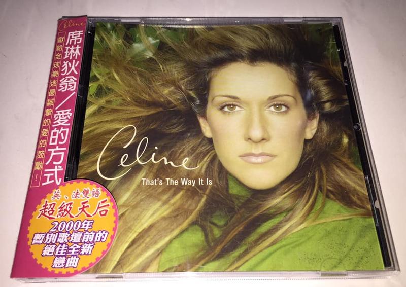 Celine Dion 1999 That's The Way It Is Taiwan OBI CD Single A