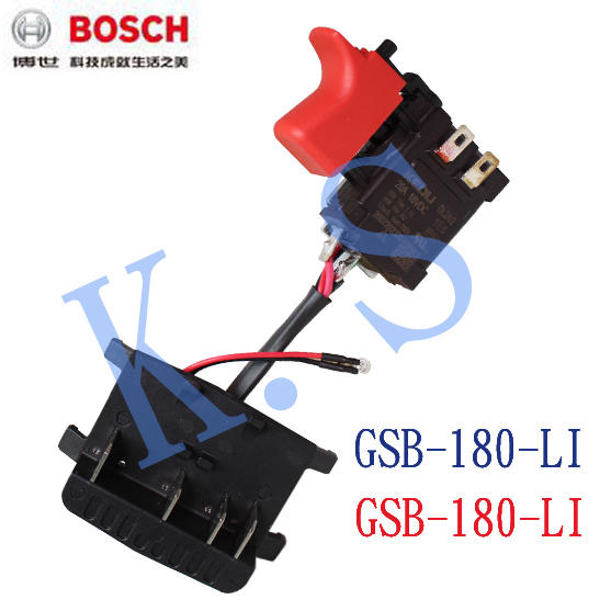 【K.S工作站】BOSCH博世 GSB-180-LI、GSR-180-LI原廠專用開關 機板 控制板 公司貨