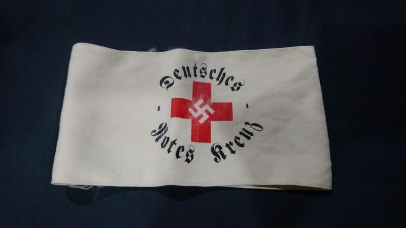 二戰德國紅十字協會 高級複刻紅十字袖套章