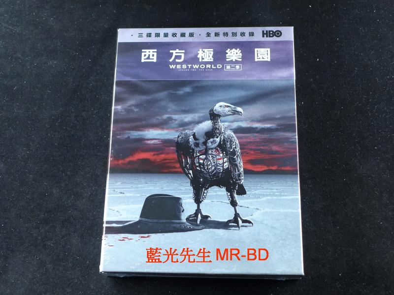 [藍光先生DVD] 西方極樂園 : 第二季 Westworld 限量三碟收藏版 ( 得利公司貨 )