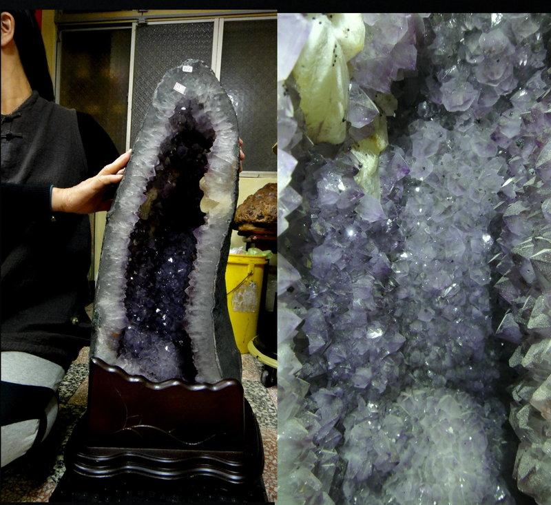 [福田工藝]紫水晶洞淨重55公斤[晶洞4]
