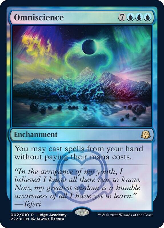 MTG P22 002 EN Omniscience 全知全能裁判閃Foil | 露天市集| 全