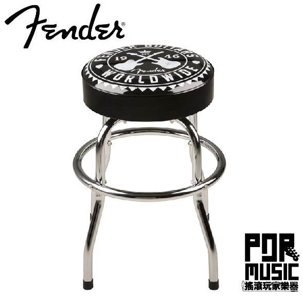 搖滾玩家樂器】全新公司貨FENDER worldwid 24吋Barstool 吧台椅吉他椅