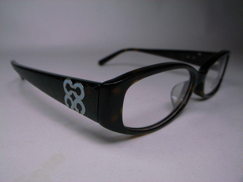 信義計劃  COACH 眼鏡 4C logo 膠框 橢圓框 可配 高度數 小框 high myopia glasses