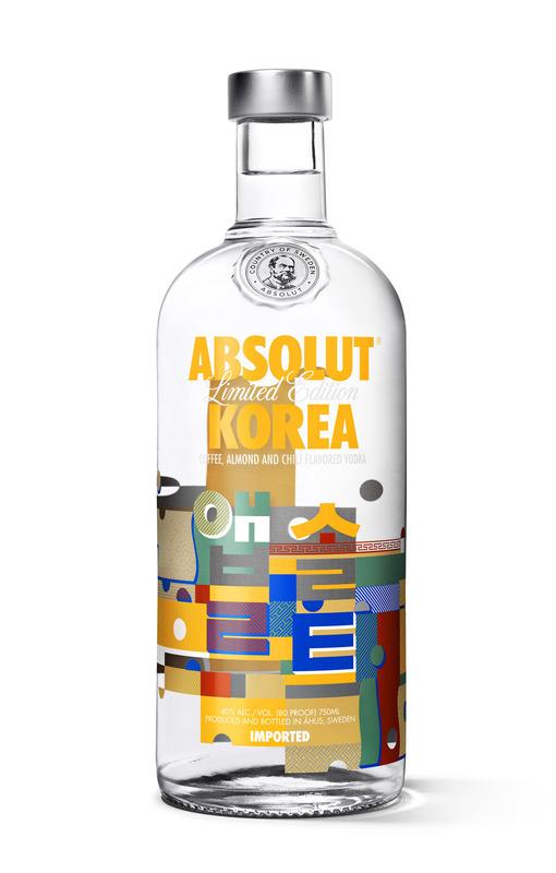Absolut Vodka 絕對伏特加、KOREA、2016韓國限量瓶、750ml、空瓶