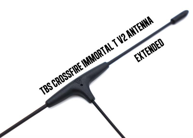 [史巴克]TBS CROSSFIRE IMMORTAL T ANTENNA V2 -黑羊接收T天線 (標準/加長/特長)