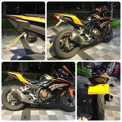 【普龍貢-實體店面】鬍鬚牌-CBR500R 短牌架 一體成形不可調 不怕警察刁難