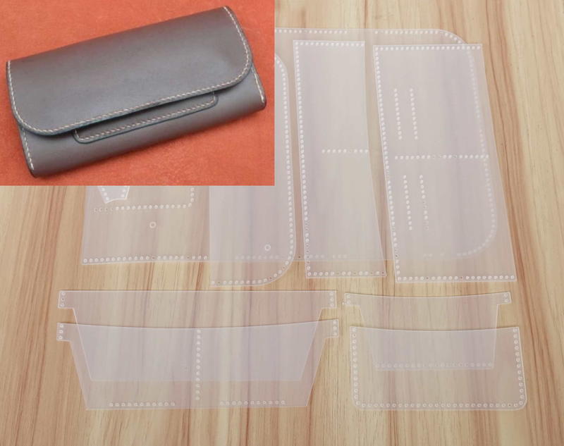 長夾 錢包 版型 模板 PVC 磨砂半透明 卡 DIY 永久可使用
