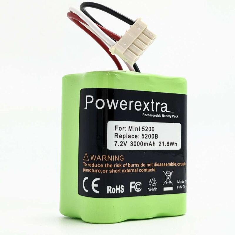  [1入裝] Powerextra 3000mAh 高容量電池 適 iRobot Braava 380t 380 Min