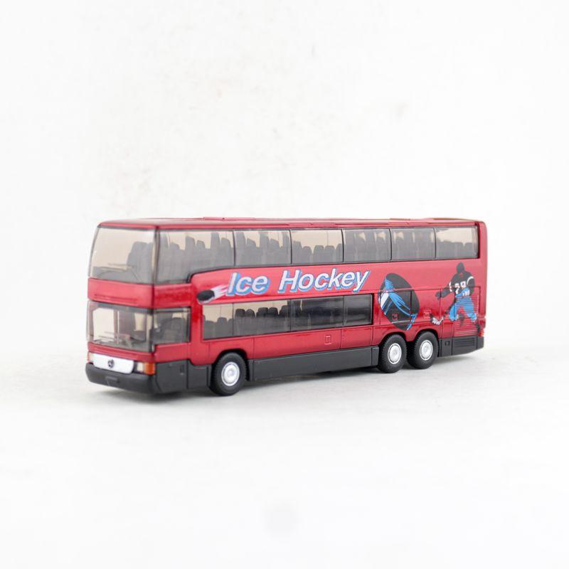 威利1:64合金汽車兒童玩具模型ＢＥＮＺ MB 0 404 DD 客車巴士迴力