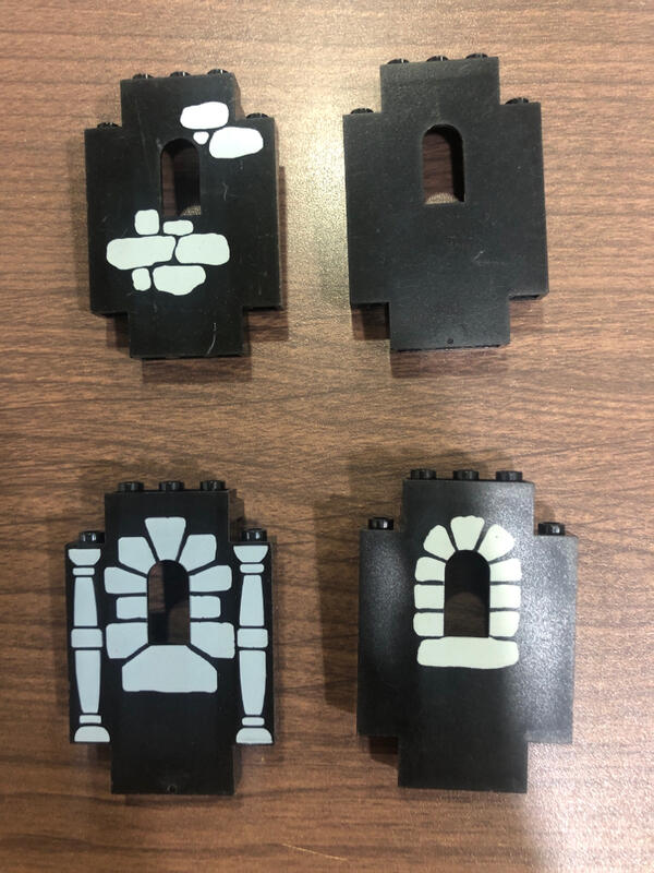 Lego 樂高 4444 4444p04 4444p05 4444pb04 城堡城牆印刷磚 | 露天市集 | 全台最大的網路購物市集