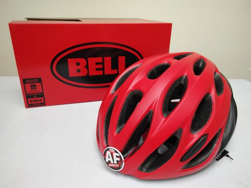 <Gear Station 吉爾昇單車>Bell Draft AF 公路車 自行車安全帽(無MIPS系統)-紅/黑色