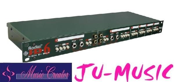 造韻樂器音響- JU-MUSIC - Radial JD6 高性能六通道機架式 DI 『公司貨，免運費』