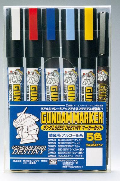 【Ym-168】GUNZE Seed Destiny 鋼彈專用色 6色 六色套裝組 GMS-114 (GMS114)
