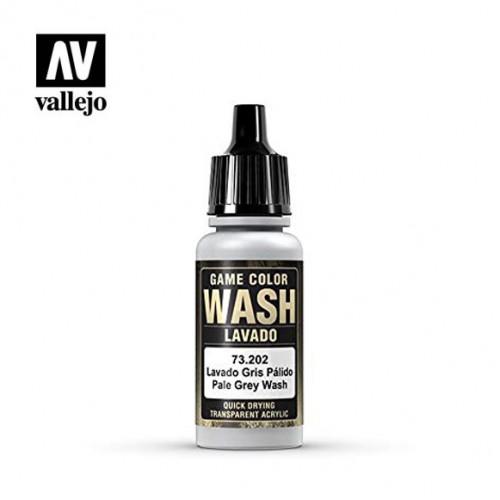AV vallejo Game Color 73.202 Pale Grey Wash 73202 純灰色漬洗水漆