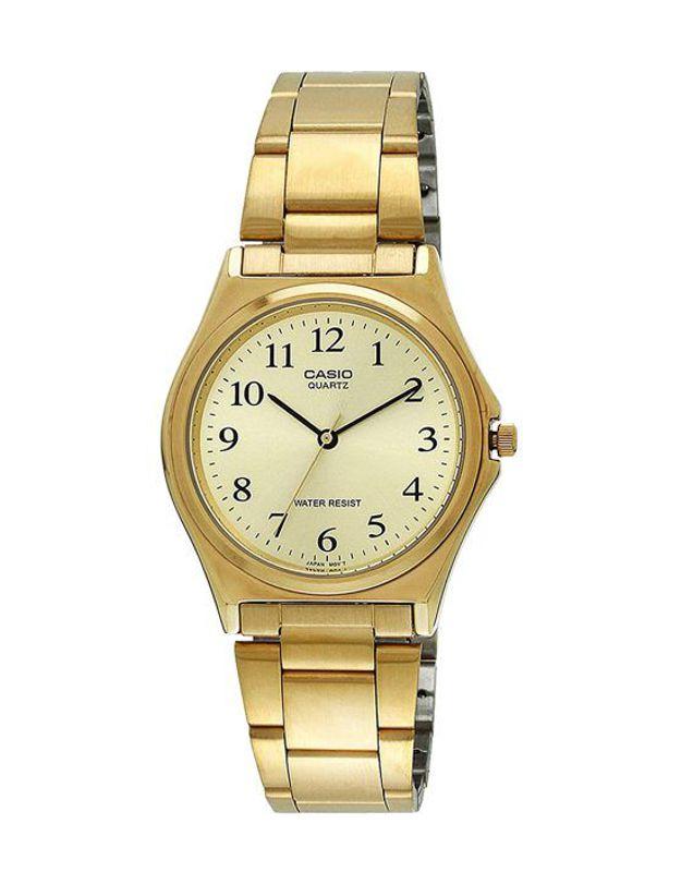 CASIO WATCH 卡西歐經典女士全金阿拉伯數字鋼帶石英腕錶 型號：LTP-1130N-9B【神梭鐘錶】