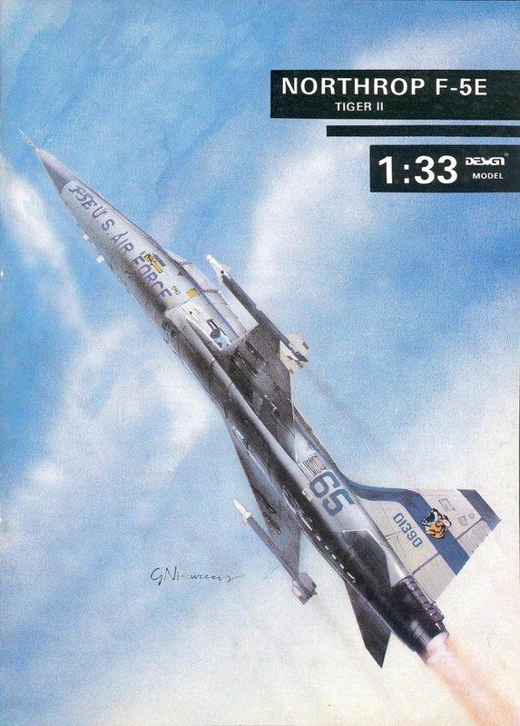 ~紙模型~F-5E戰鬥機紙模型檔案