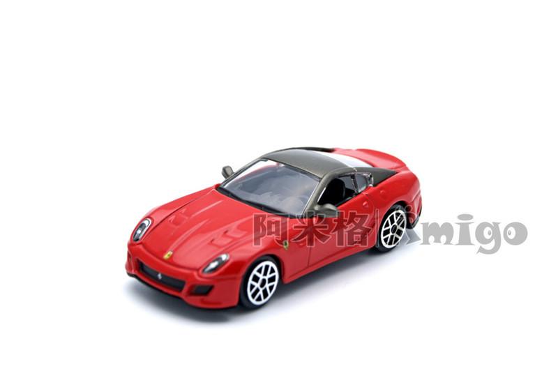 Bburago 1:64 法拉利 Ferrari 599 GTO 紅色 火柴盒車仔 收藏級合金車 迷你模型