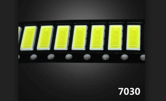 【430】LED 7030 超高亮 1W  LED 7030 SMD 120－130 lm 6V 白光