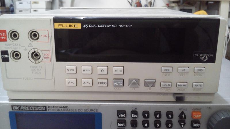 FLUKE 45 雙顯式 數字型 電表 RS-232 IEEE-488 無把手
