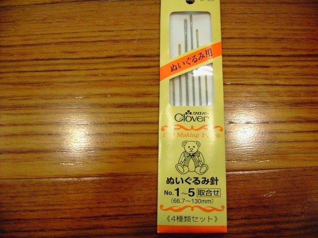莊媽媽洋裁拼布用品---日本可樂牌綜合長針(娃娃針)(動物針)