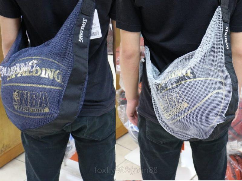 (布丁體育)SPALDING 斯伯丁 籃球袋 單顆裝籃球網袋 另賣nike molten 打氣筒 籃球 籃球網袋 nba