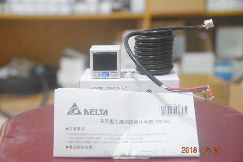 台達Delta DPA10NR-P 多功能微型壓力感測器 內建RS-485通訊 DPA-RS485