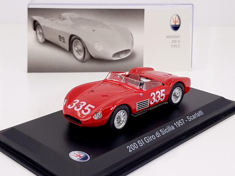【模型車藝】1:43 Leo Models Maserati 200 Si Giro di Sicilia 1957