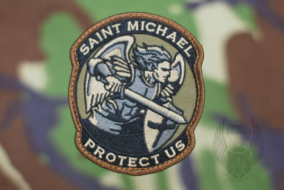 #空降獅#Mil-Spec Monkey Saint Michael 大天使米迦勒 士兵守護者臂章 叢林