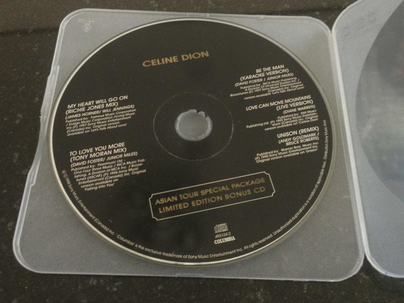 Celine Dion=Special Asian Tour =CD=裸片