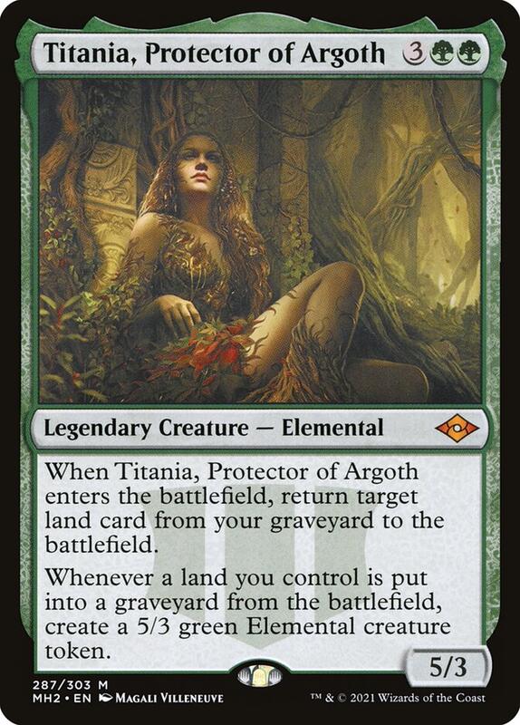 (66) MTG Titania, Protector of Argoth #287 MH2