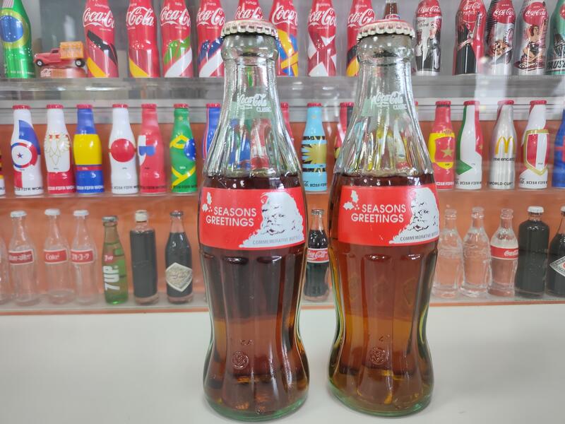 美國可口可樂1991聖誕紀念瓶(單賣)