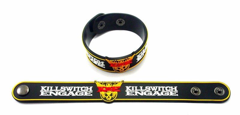 【小間搖滾】KILLSWITCH ENGAGE☆進口Punk Rock搖滾龐克樂團 橡膠手環