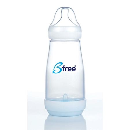 【貝比龍婦幼館】貝麗奶瓶 Bfree - PP-EU 防脹氣奶瓶 寬口徑 300ml - 單入 (公司貨)