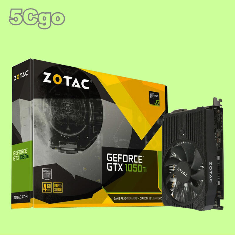 5Cgo【權宇】ZOTAC GeForce® GTX 1050 Ti Mini (ZT-P10510A-10L) 3年保