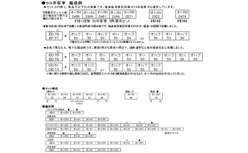 MJ 預購中Kato 10-1276 N規50系客車組.5輛| 露天市集| 全台最大的網路