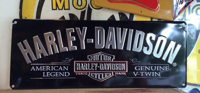 (I LOVE樂多) 美國進口 哈雷 HARLEY-DAVIDSON 情境鐵製立體看板 打造居家 車庫裝飾情境