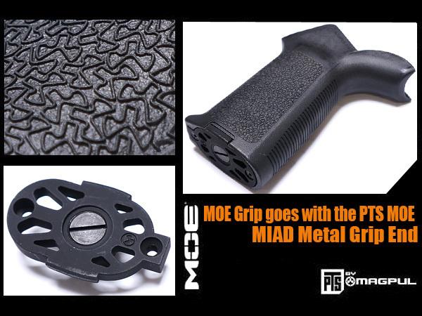 全新 Magpul PTS MOE 電動槍握把 金屬底板 黑色