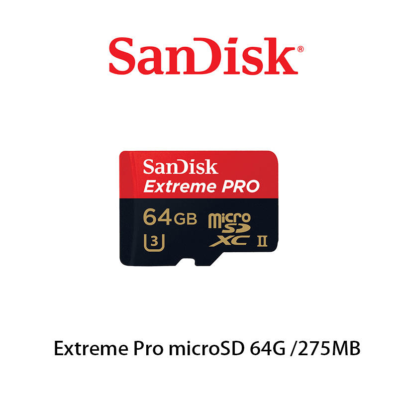 【酷BEE】SanDisk Extreme Pro MicroSD 64G 128G 275/100M 記憶卡 公司貨