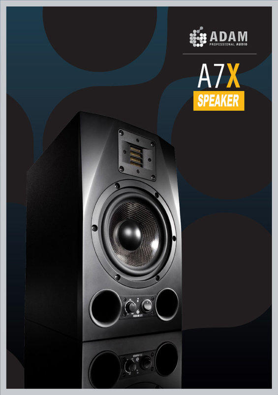 【音響世界二館】德國之聲ADAM A7X 7吋2音路150瓦經典主動式監聽喇叭》附ISO喇叭專用架-補貨中