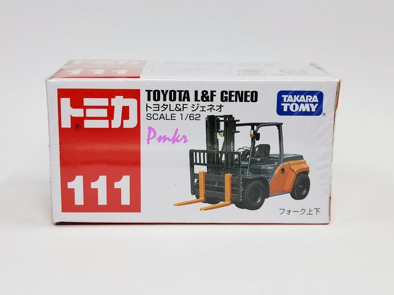 【Pmkr】 TOMICA No.111 Toyota L&F GENEO 日版 現貨 堆高機 全新封膜
