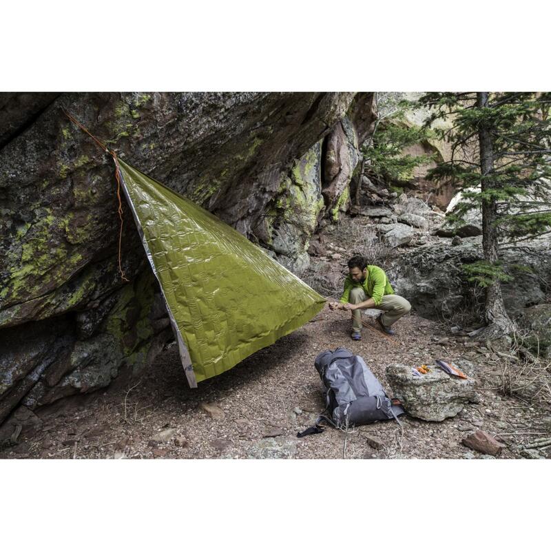 【山道具屋】OD Emergency Blanket 雙面加厚緊急防水求生軍毯/急救毯/保溫毯/軍毯