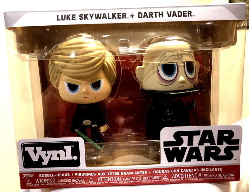 Funko Vynl Star Wars Luke Skywalker Darth Vader 路克 黑武士 雙人包